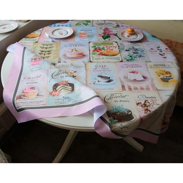Скатерть Myatashop Капкейки 56.56.98.4, 150х180 см