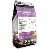 Сухой корм для кошек PROBALANCE Gourmet Diet Говядина Ягненок 10 кг