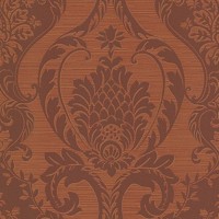 Обои бумажные Ashford House Classics Special Edition коричневые 0.53 м GE9437