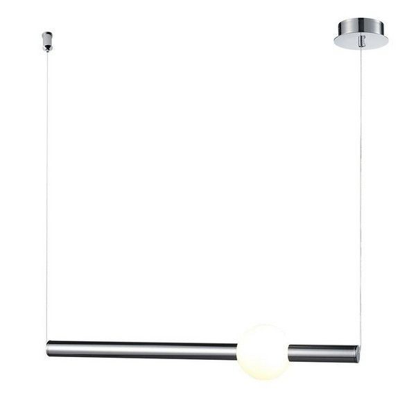 Подвесная люстра светодиодная Lumien Hall Greniya LH8023/1PC-CR-WT нейтральный свет 5 м²