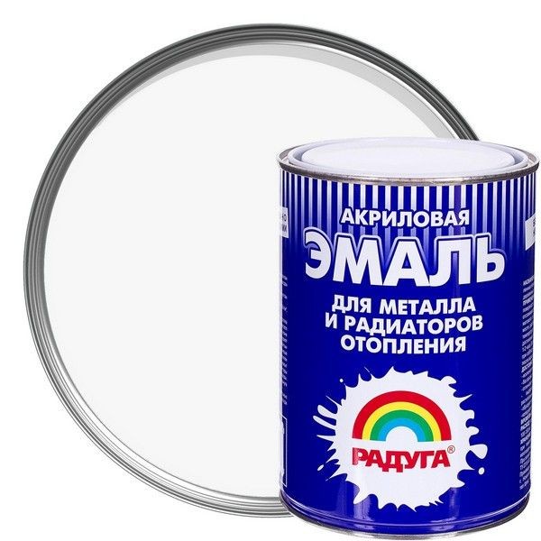 Эмаль акриловая для радиаторов белая Р-178 1 кг