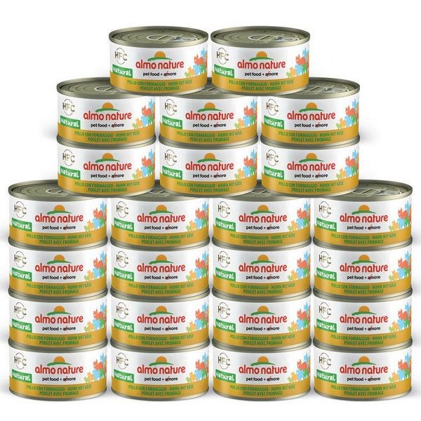 Консервы для кошек ALMO NATURE Legend Курица Сыр 75% 70 г, 1 шт.