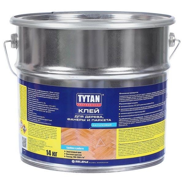 Клей для фанеры и паркета Tytan 14 кг