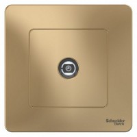 ТВ-розетка встраиваемая Schneider Electric Blanca, цвет титан
