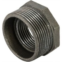 Футорка, 1.1/2x1 "34;, чугун, цвет чёрный