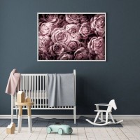 Плакат "34;Просто Постер "34; Пыльные розы 90x120 в подарочном тубусе 819088342951