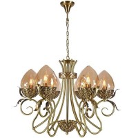 Люстра подвесная Lumien Hall Olivi 3304/6H-ABPAB-AM E14 6 ламп 18 м²