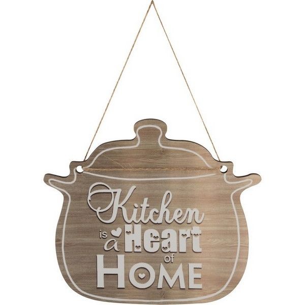 Табличка декоративная The kitchen is the heart of the home ИТ-029 Волшебная страна