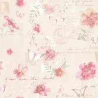 Обои виниловые Aura Abby Rose бежевые 0.53 м AB42431