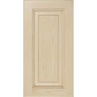 Дверь для шкафа Delinia ID «Невель» 40x77 см, массив ясеня, цвет кремовый