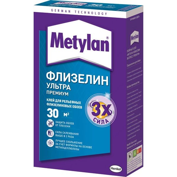 Клей для флизелиновых обоев Метилан 624936 30 м²