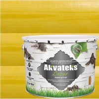 Антисептик Akvateks полуглянцевый калужница 9 л