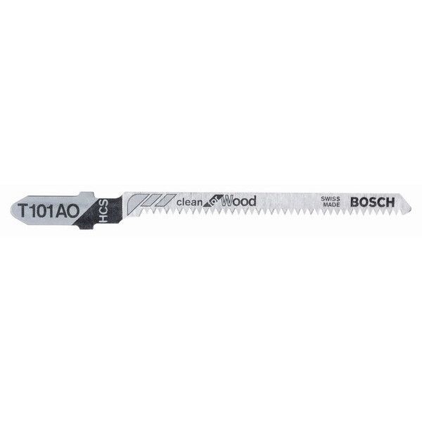 Пилки для лобзика по дереву T101AO Bosch, 3 шт.