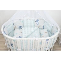 Комплект постельного белья AmaroBaby В Лесу в кроватку, бязь 15 предметов