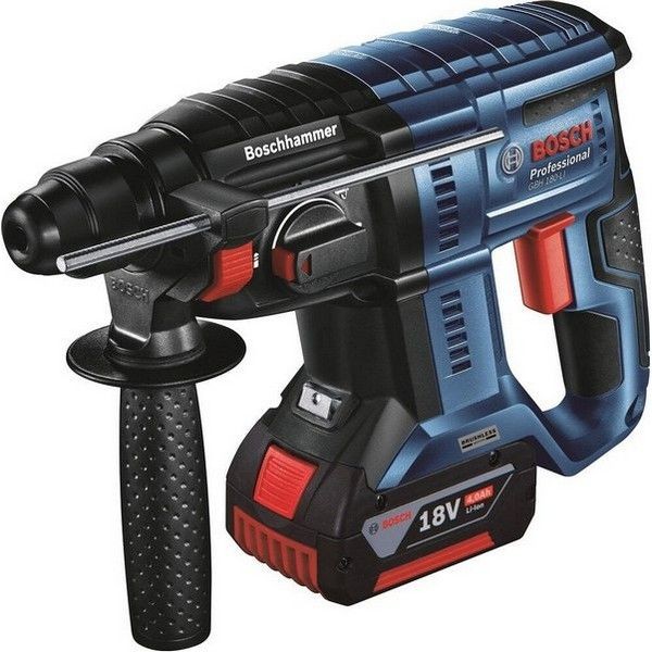 Перфоратор аккумуляторный Bosch GBH 180, 2 Дж, 18 В Li-ion 2x4 Ач