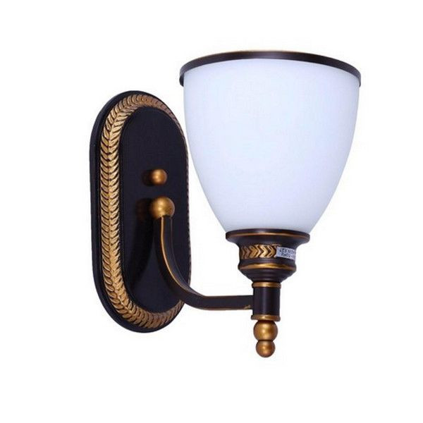 Настенный светильник Arte Lamp Bonito A9518AP-1BA E27 1 лампа цвет белый