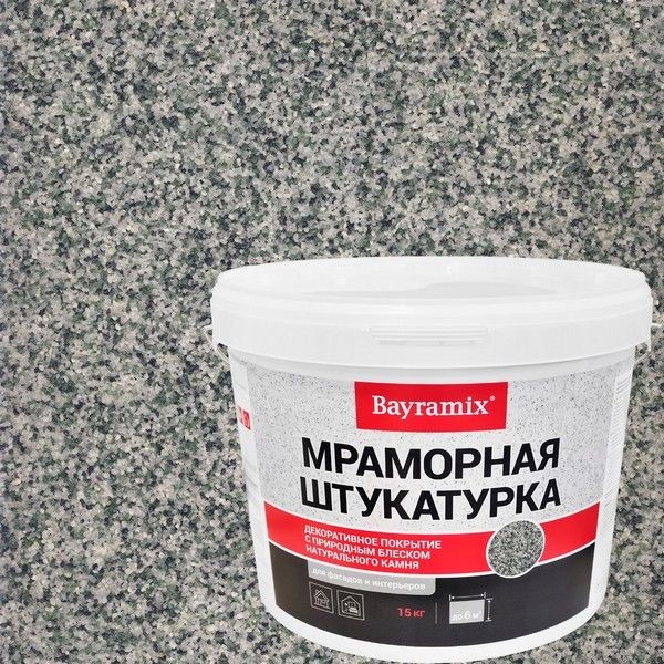 Штукатурка мраморная Bayramix «Ever Green-K» 15 кг