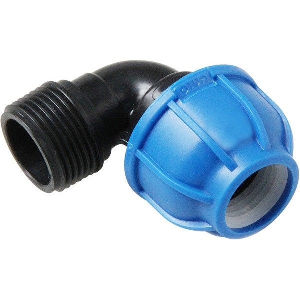 Отвод, 1/2 "34;х20 мм, полиэтилен