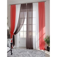 Тюль Томдом Милури TD-206674-280 см красный