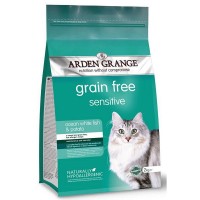 Сухой корм для взрослых кошек с чувствительным желудком ARDEN GRANGE беззерновой 2 кг