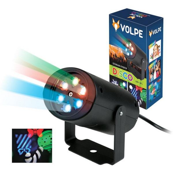 Настольная лампа Volpe Disco UL-00001188 цвет чёрный