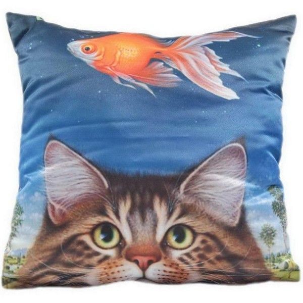 Подушка Myatashop Охотник-Рыболов 74.69.6, 40х40 см