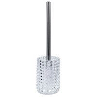 Ёршик для унитаза Proffi Home Glass цвет прозрачный/серебро