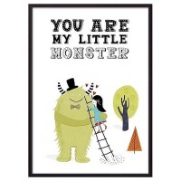 Постер Дом Корлеоне Монстр "34;Little monster "34; 07-0645-40х60, 40х60 см
