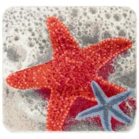 Коврик для ванной Confetti Bella 50Х57см Starfish (Красный)