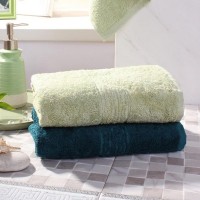 Полотенце для лица Harmonika Bamboo Цвет: Яблоневый Цвет, Глубокий Океан (50х80 см - 2 шт) br34060