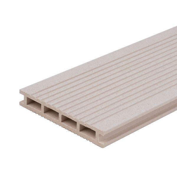 Террасная доска ДПК MultiDeck цвет белый 3000х140х22 мм 0.42 м²