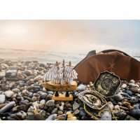 Фотообои WonderWall Кораблик на берегу 170 280х389см