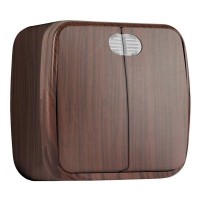 Выключатель EKF Basic Минск EGV10-123-40 Темное дерево