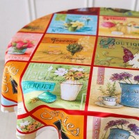 Скатерть Myatashop Краски Тосканы 86.56.89.5, 155см