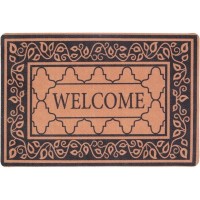Коврик Welcome 60x40 см, полиэстер, цвет мультиколор