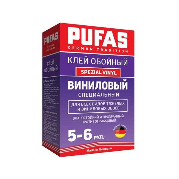 Клей для виниловых обоев Pufas 023011092 25 м²