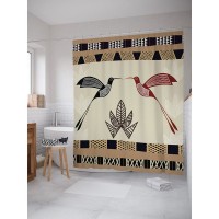 Шторка для ванной Ambesonne Культовые колибри 180х200 см