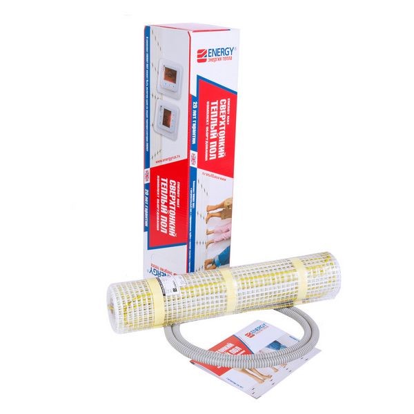Теплый пол ENERGY Mat 1,30 м.кв - 210 Вт