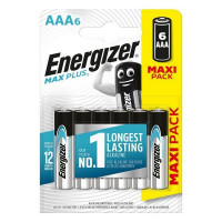 Батарейка алкалиновая Energizer Max Plus AAA, 6 шт.