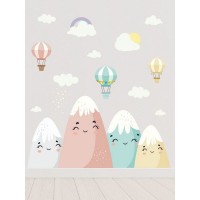 Декоративная наклейка для стены Lisadecor-shop Горы S0005