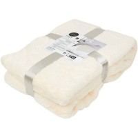 Плед Enalie 130x180 см искусственный мех цвет кремовый