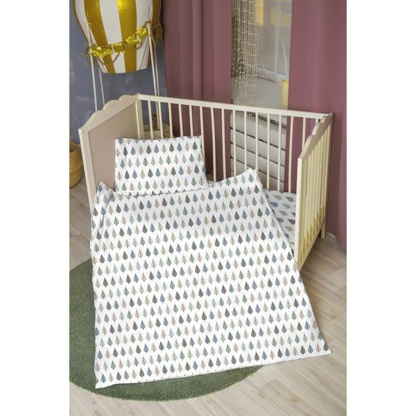Комплект постельного белья Amarobaby Leaves AMARO-3003-СCL, 3 предмета