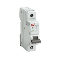 Выключатель автоматический EKF Averes mcb6-1-04D-av 1Р 230В 4А