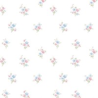 Обои виниловые Aura Little England II белые 0.53 м PR33843
