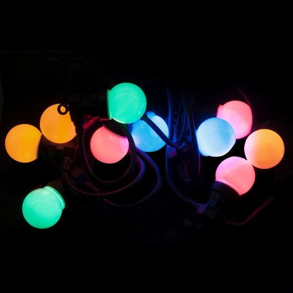 Электрогирлянда наружная «Шары» 5 м 50 LED мультисвет