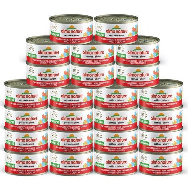 Консервы для кошек ALMO NATURE Legend Курица Креветка 75 % мяса 70 г, 1 шт.