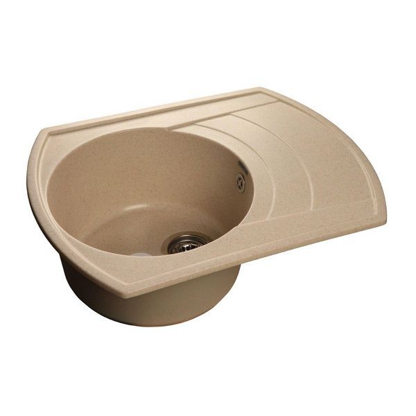 Кухонная мойка GranFest R-650 L RONDOR-650 L беж