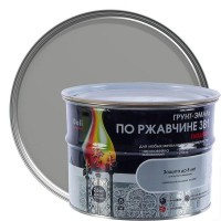 Грунт эмаль по ржавчине 3 в 1 гладкая Dali Special цвет серебристый 2.5 кг