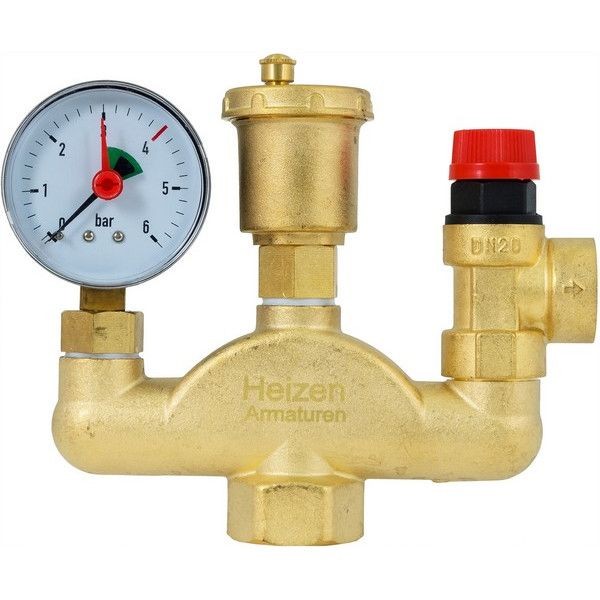 Группа безопасности Heizen, 3/4 "34;, латунь CW617N