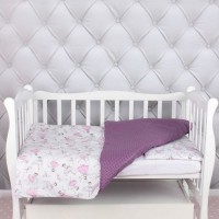 Комплект постельного белья AmaroBaby Baby Boom Амели в кроватку, поплин 3 предмета
